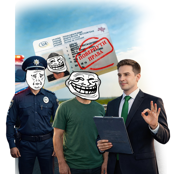 чи реально повернути ваші права, не платити штраф та виграти суд!